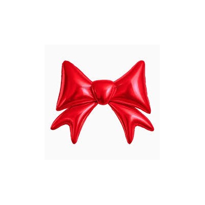 GLOBO FOIL LAZO ROJO 91 CM