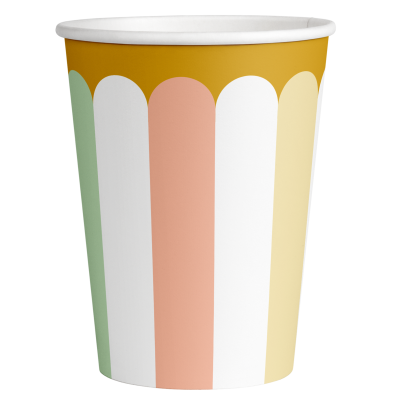 VASOS CARTON PASTEL CELEBRATION 8 UND