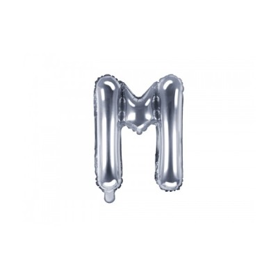MINI LETRA M PLATA