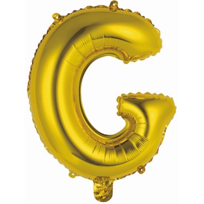 GLOBO MINI LETRA G - ORO