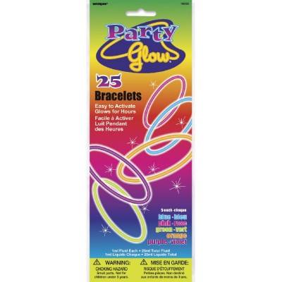25 BRAZALETES BRILLANTES COLORES