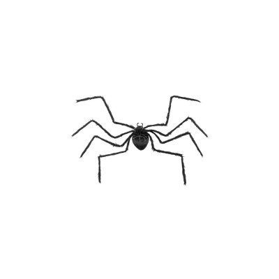 DECORACIÓN DE ARAÑA, NEGRO, 21,5X13CM