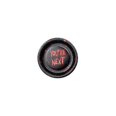 PLATOS ¨YOU'RE NEXT¨ 23 CM 6 UND