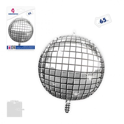 GLOBO FOIL BOLA DISCO 80S 65X28CM