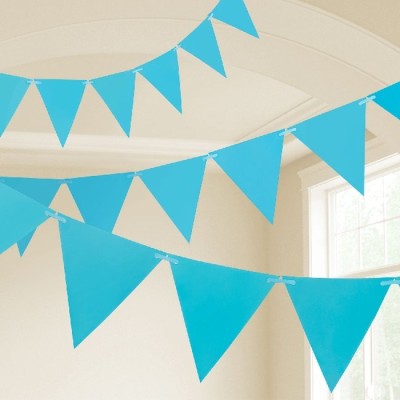 BANDERIN PLASTICO AZUL CARIBE 10 MTRS