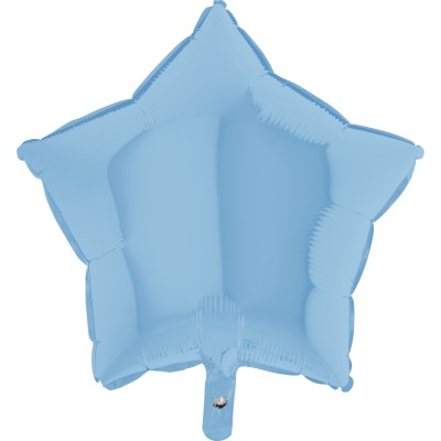 GLOBO ESTRELLA AZUL MATTE 18'