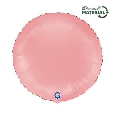GLOBO CIRCULO ROSA MATTE 18'