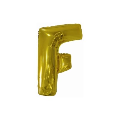 GLOBO LETRA F ORO