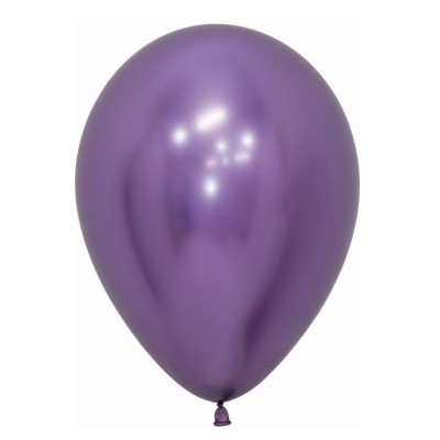 GLOBOS 30 CM 10 UND PURPURA BRILLIANT BALL