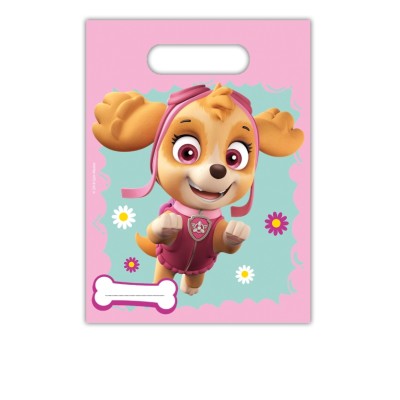 BOLSAS CHUCHES PATRULLA CANINA ROSA 6 UND