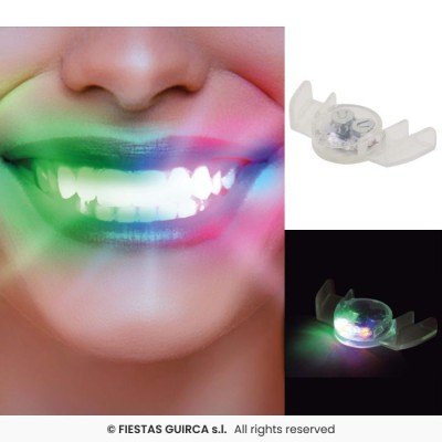 PROTECTOR BOCA LED MULTICOLOR, 7X4 CM