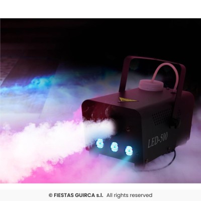 MAQUINA DE HUMO CON LUZ Y MANDO, 500W