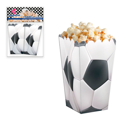 CAJA PALOMITAS BALON FUTBOL