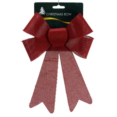 LAZO PLAST. YUTE ROJO 23 CM