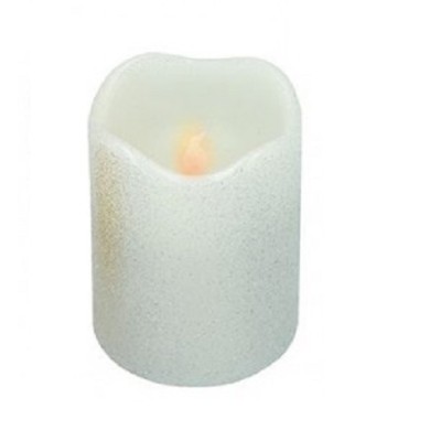 VELON CON LUZ LED PLATA 10 CM