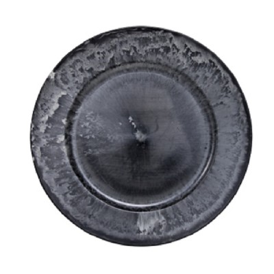 BAJOPLATO NEGRO REUTILIZABLE 33 CM