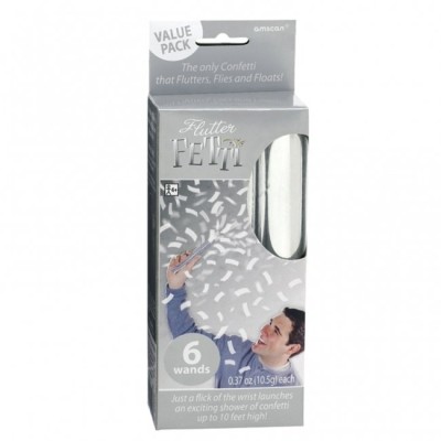 FLUTTER FETTI BLANCO 6 UND
