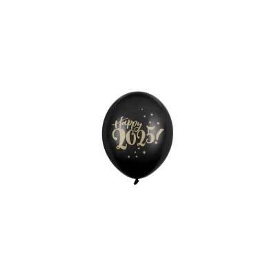 GLOBOS LATEX ¨HAPPY 2025¨ 6 UND