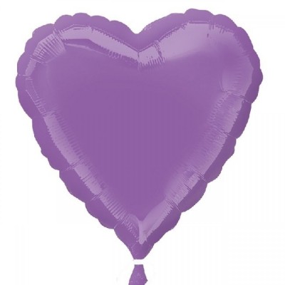 GLOBO  CORAZON LAVANDA 46 CM