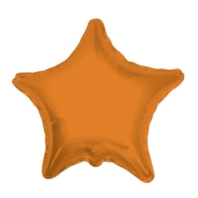 GLOBO ESTRELLA NARANJA 46 CM (18')
