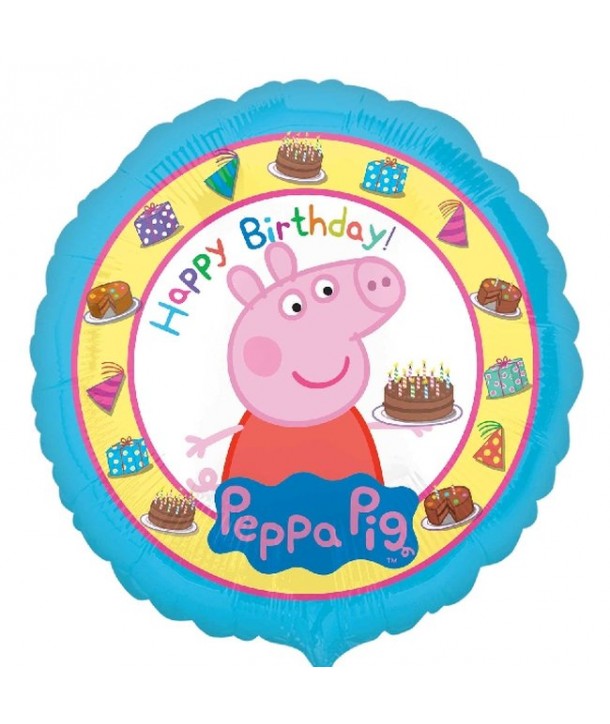 GLOBO HAPPY BIRTHDAY PEPPA PIG 18'