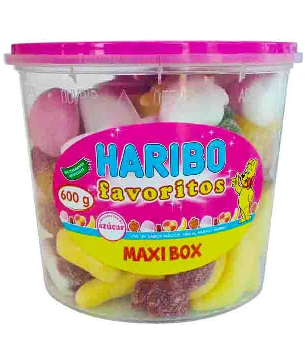 HARIBO MAXIBOX FAVORITOS 600 GR